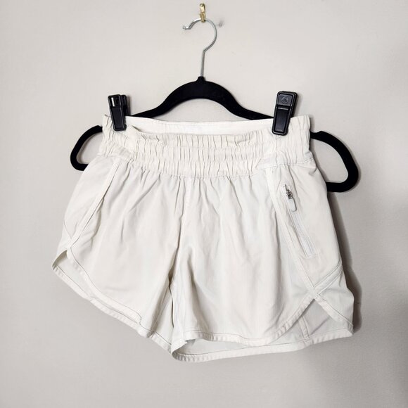 lululemon athletica Pants - LULULEMON White Hotty Hot Athletic Shorts